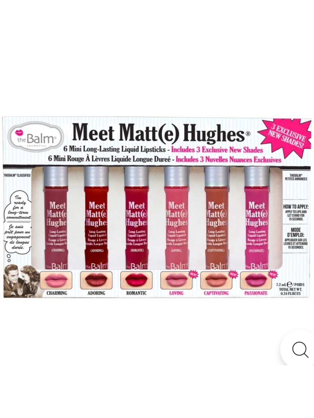 theBALM Meet Matt(e) Hughes® Vol. 3 Matte Liquid Lipstick 7.2ml BRAND NEW/SEALED